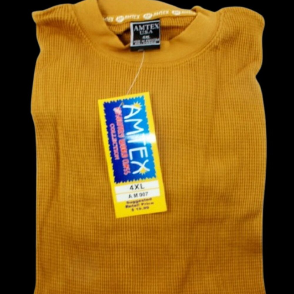 Men’s Big & Tall Waffle Thermal Top | Winter Long Sleeve Tee